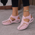 Peep-Toe Ankle Strap Sandals