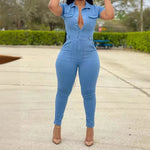 Trendy Denim Jumpsuit