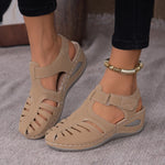 Peep-Toe Ankle Strap Sandals