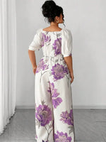 Floral Wide-Leg Jumpsuit
