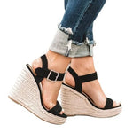 Candy Color Wedge Sandals
