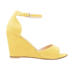 New Women Sandals Sexy Open Toe Ankle Strap Buckle Wedge High Heels Platform Sandals Party Wedding Dress Ladies Shoes Plus Size