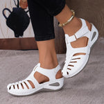 Peep-Toe Ankle Strap Sandals