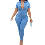Trendy Denim Jumpsuit
