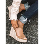 Candy Color Wedge Sandals