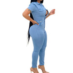 Trendy Denim Jumpsuit