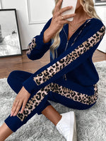 LeopardStripe Jogger Duo