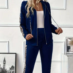 LeopardStripe Jogger Duo