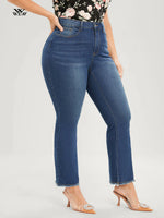 Straight Leg Capri Jeans