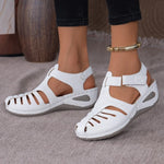 Peep-Toe Ankle Strap Sandals