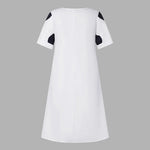 VONDA Plus Size 5XL Women Dress 2025 Summer Bohemian Polka Dot Maxi Long Dress V Neck Party Sundress Vestido Beach Robe Elegant