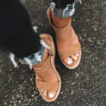Candy Color Wedge Sandals