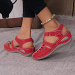 Peep-Toe Ankle Strap Sandals
