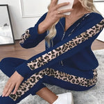 LeopardStripe Jogger Duo