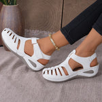 Peep-Toe Ankle Strap Sandals