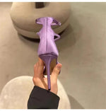 Square Toe Stiletto High Heels