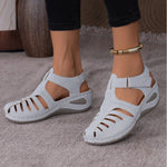 Peep-Toe Ankle Strap Sandals