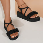 Boho Platform Wedge Sandals