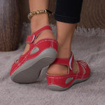 Peep-Toe Ankle Strap Sandals