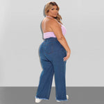 Butterfly Wide-Leg Jeans
