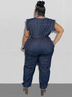 Denim Overall Jumpsuit