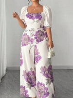 Floral Wide-Leg Jumpsuit