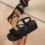 Boho Platform Wedge Sandals