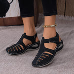 Peep-Toe Ankle Strap Sandals