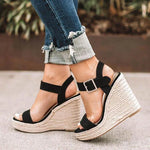 Candy Color Wedge Sandals