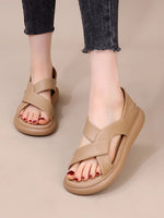Genuine Leather Roman Sandals
