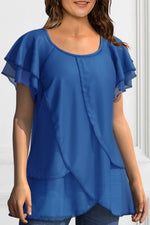 Irregular Hem Blouse