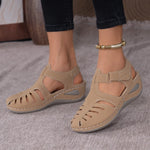 Peep-Toe Ankle Strap Sandals