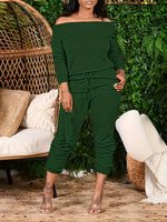 CurveGlow Off‑Shoulder Suit