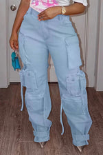 Cargo Denim Jeans