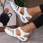 Peep-Toe Ankle Strap Sandals