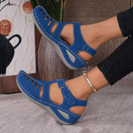 Peep-Toe Ankle Strap Sandals
