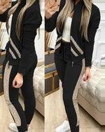Winter Zipper Jacket + Long Pants