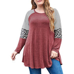 Striped Leopard Blouse - Taapano