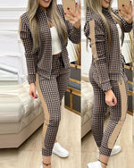 Winter Zipper Jacket + Long Pants