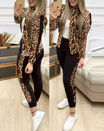 Winter Zipper Jacket + Long Pants