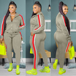 Zip Top Sweatpants Tracksuit