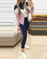 Winter Zipper Jacket + Long Pants
