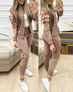 Winter Zipper Jacket + Long Pants