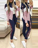 Winter Zipper Jacket + Long Pants