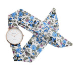 Vogue Floral Strap Wristwatch - Taapano