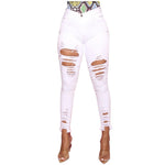 Stretch Ripped Jeans