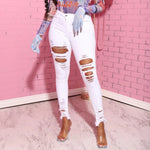 Stretch Ripped Jeans