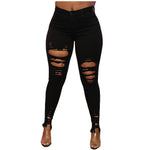 Stretch Ripped Jeans