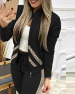 Winter Zipper Jacket + Long Pants