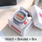 Square Quartz Wristwatch